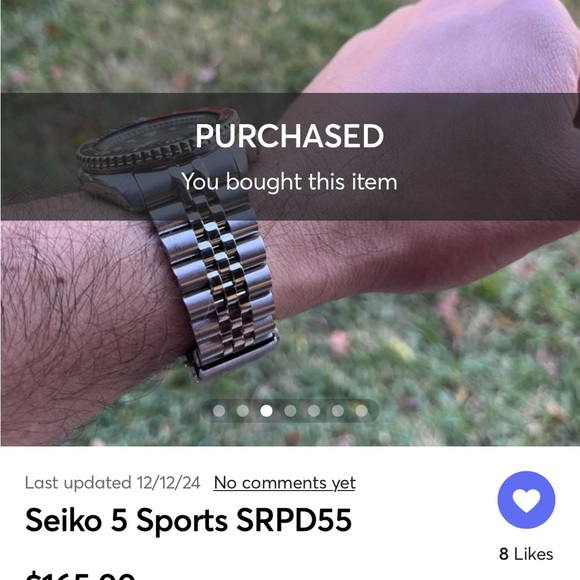 StrapCode SKX Stainless Steel Jubilee Bracelet - Picture 3 of 9